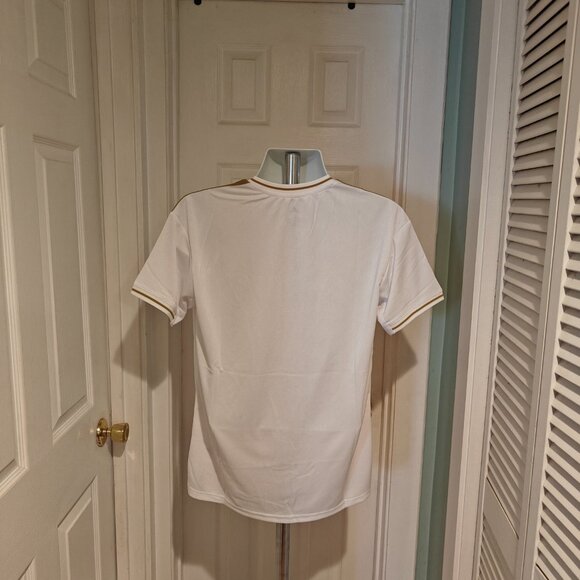 Adidas Real Madrid 2019/2020 Home Jersey White/Gold Men's Sizes M and L Soccer - Picture 9 of 14